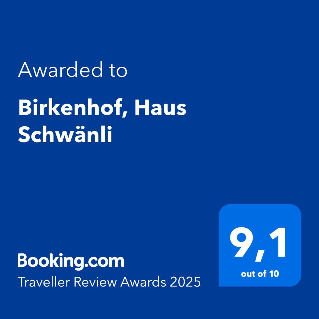 הוילה הריסאו Birkenhof, Haus Schwaenli מראה חיצוני תמונה